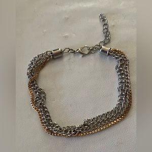 Tri-Layer Chain Bracelet
